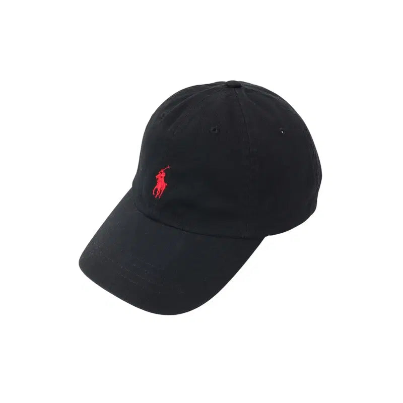 [BUNJANG] Polo Ralph Lauren QR Black Cotton Ball Cap / 폴로 랄프로렌 QR 블랙 코튼 볼캡