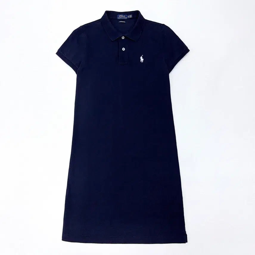 [BUNJANG] Polo Navy Collar Dress / [80] 폴로 네이비 카라 원피스