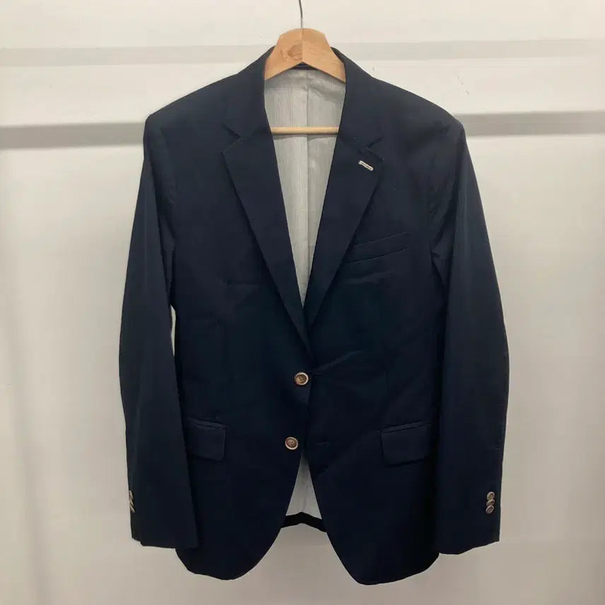 [BUNJANG] Epigram Dark Navy Cotton Jacket / 시리즈 에피그램 다크네이비 코튼 자켓 100