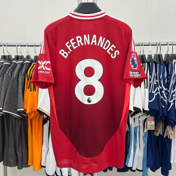 [BUNJANG] Manchester United 24/25 Home Bruno Fernandes #8 Jersey / 24/25 맨체스터 유나이티드 홈 NO.8 브루노 페르난데스 유니폼