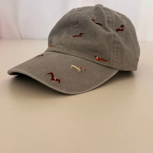 [BUNJANG] Zara Dog Embroidery Washed Cap / 자라(Zara)의 강아지 자수 워시드 캡