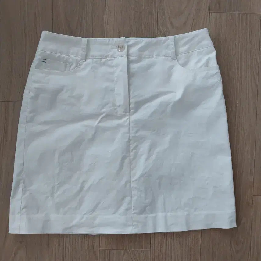 [BUNJANG] HAZZYS Golf Skirt White Cotton-Poly Blend Size 26 / 11.해지스 골프스커트 골프치마 26인치 면폴리혼방 시원