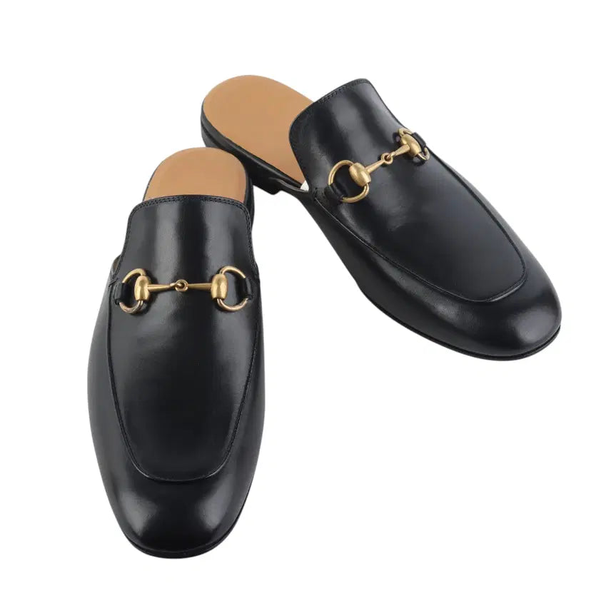 [BUNJANG] Gucci Horsebit Leather Slippers Size 7 / 구찌 426219 킹스 홀스빗 레더 슬리퍼 7사이즈 37606Y