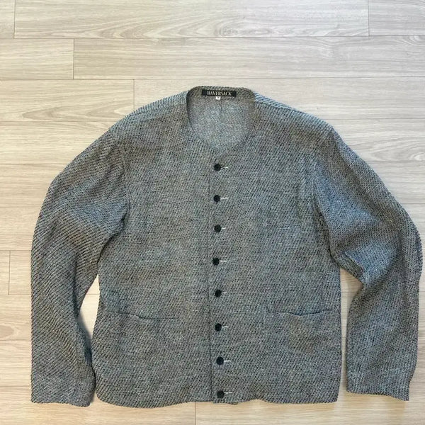 [BUNJANG] Haversack Linen Silk Tweed Jacket M / 하버색(Haversack) / 린넨실크 트위드 자켓 / M