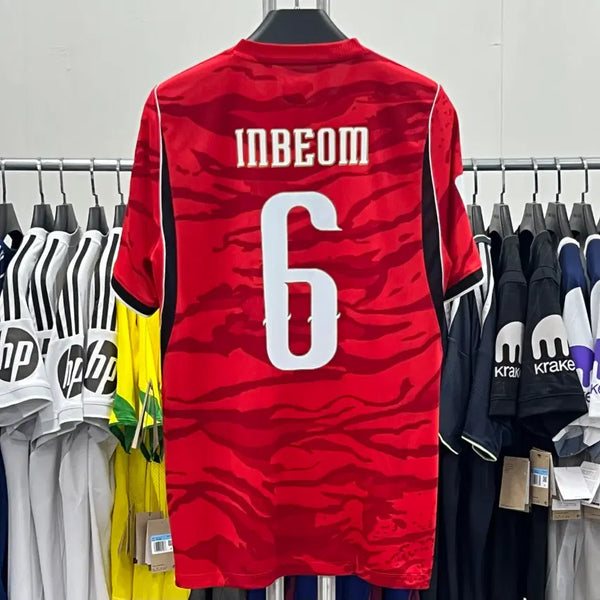 [BUNJANG] South Korea National Football Team 2024 Home Kit - Hwang In-beom #6 / Oh Hyun-gyu #18 / 26/28 대한민국 홈 No 6 황인범 유니폼