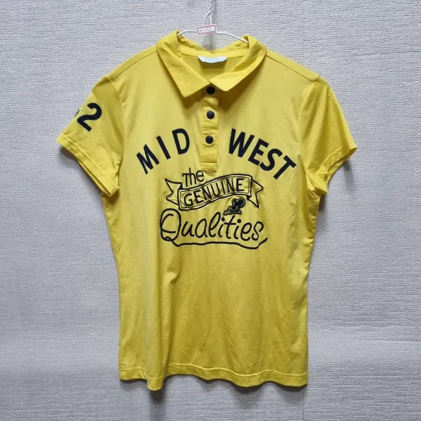 [BUNJANG] MID WEST Short Sleeve Polo T-Shirt / 차296 반팔 카라티셔츠