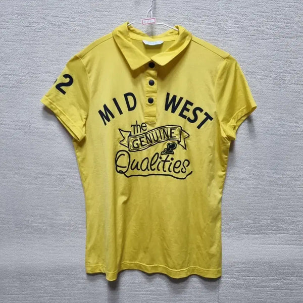 [BUNJANG] MID WEST Short Sleeve Polo T-Shirt / 차296 반팔 카라티셔츠