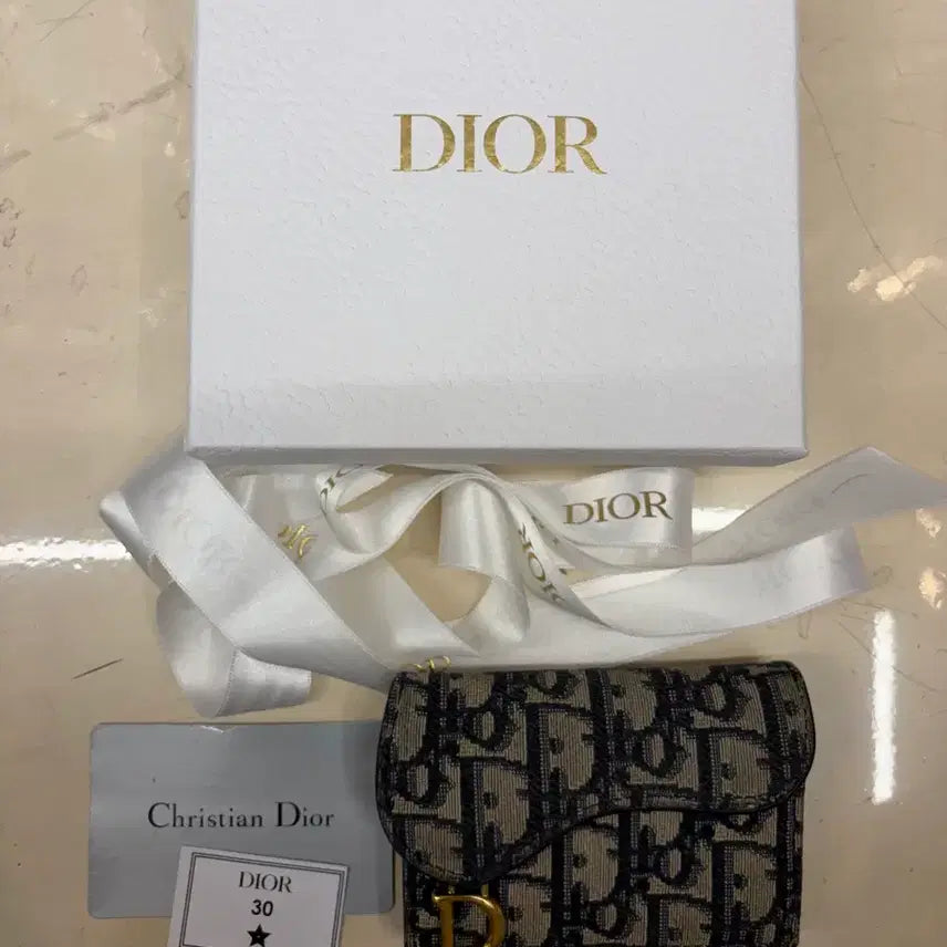 [BUNJANG] Dior Oblique Saddle Wallet / [새상품급/정품]디올 오블리크 새들 지갑