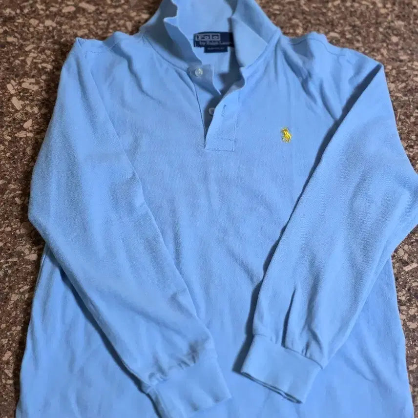 [BUNJANG] Polo Ralph Lauren Long Sleeve Polo Shirt Blue M / 폴로 랄프로렌 긴팔 카라티 블루 M