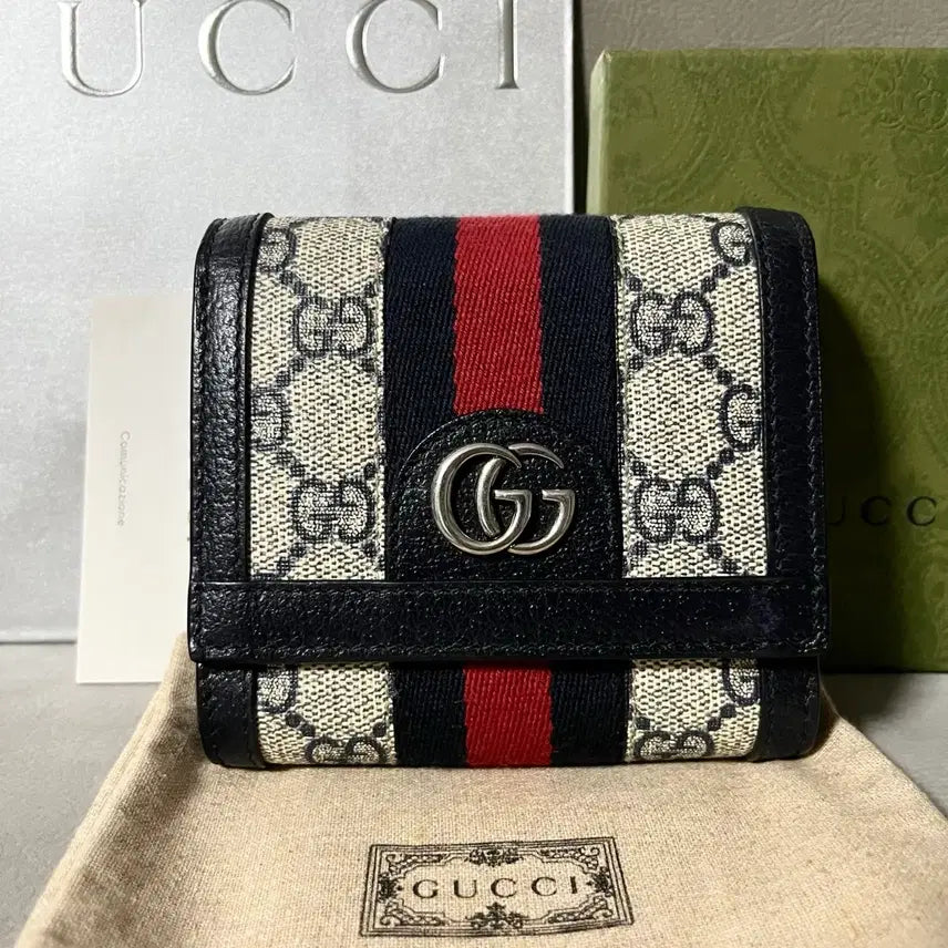 [BUNJANG] Gucci Ophidia Bifold Wallet / [새상품] 구찌 오피디아 반지갑