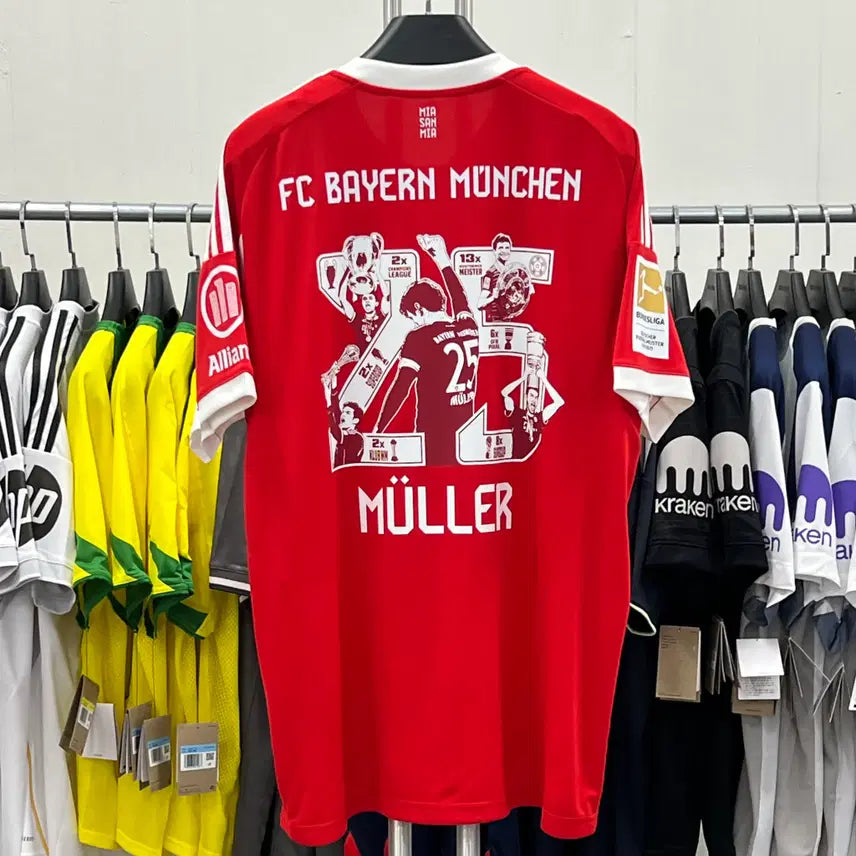 [BUNJANG] Bayern Munich 25/26 Home Müller Special Edition Jersey / 25/26 바이에른 뮌헨 홈 No 25 뮐러 스페셜 유니폼