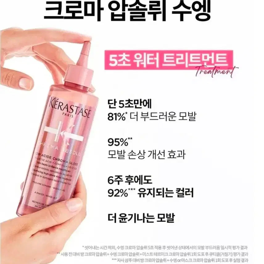 [BUNJANG] Kérastase Chroma Absolu Soin Acide Chroma Gloss / 케라스타즈 크로마 앱솔뤼 수엥 (염색모용 워터트리트먼트)