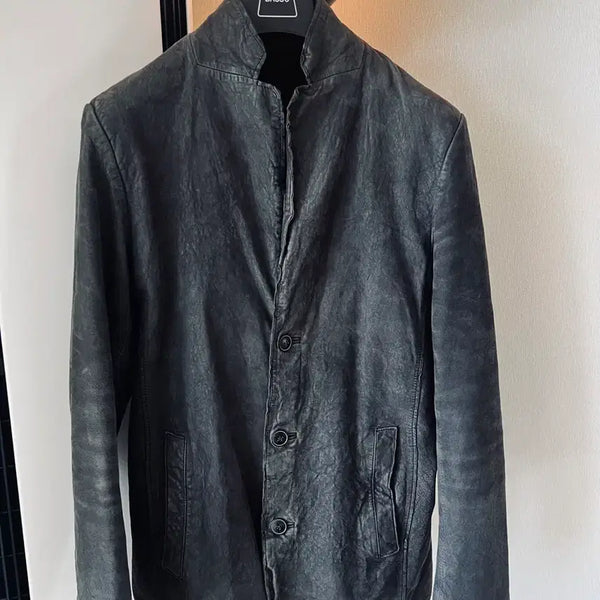[BUNJANG] SERIES Nubuck Leather Blazer / 시리즈(series) 누벅 가죽 블레이저 판매합니다. / 95