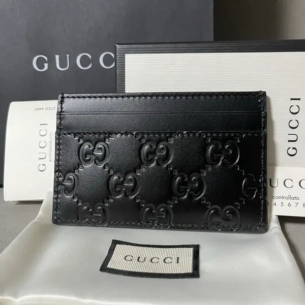 [BUNJANG] Gucci Signature Card Holder / [새상품] 구찌 시그니처 카드지갑