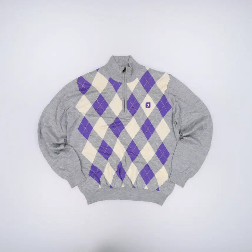 [BUNJANG] Footjoy Golf Half-Zip Knit 0812H / L 풋조이 골프 반집업 니트 0812H