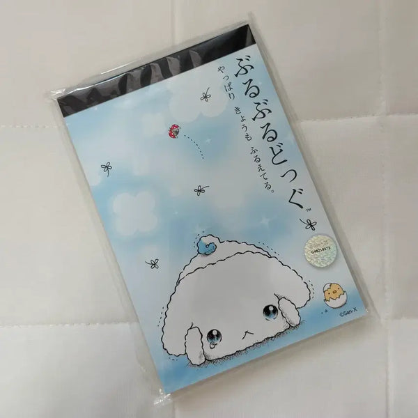 [BUNJANG] Azusan Sun X Blue Dog Blue Dog Design Notepads Sky Blue / 아즈산산 산엑스 부르부르도그 부루부루도그 편선지패드 하늘색