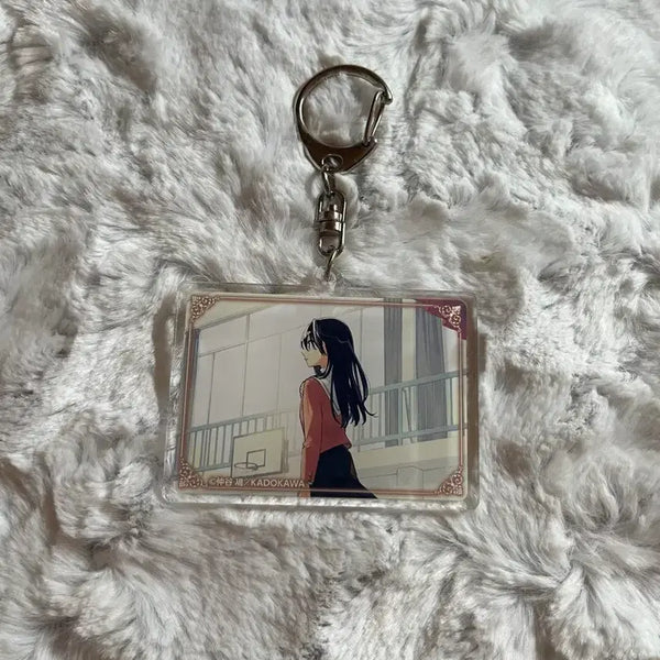 [BUNJANG] Yagate Kimi ni Naru Acrylic Keyring / 이윽고 네가 된다 야가키미 아크릴 키링 굿즈 백합