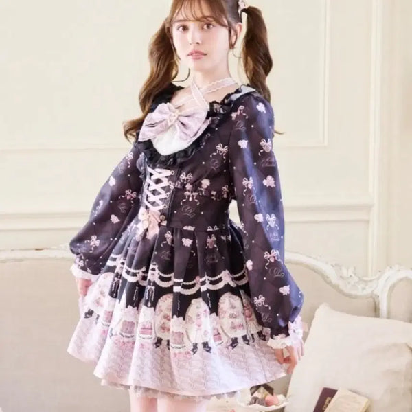 [BUNJANG] Lizlisa Miel Choco One-piece Dress / 종이택o 리즈리사 멜티초코 원피스 판매