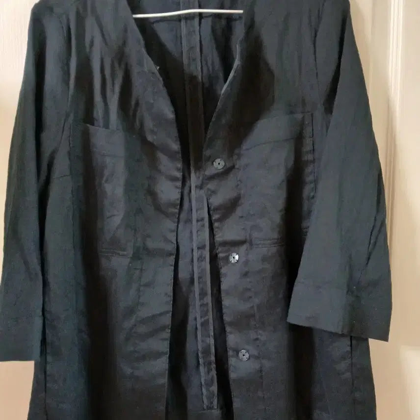 [BUNJANG] Ellenine Linen Navy Jacket / 엘렌느 린넨  네이비색 자켓