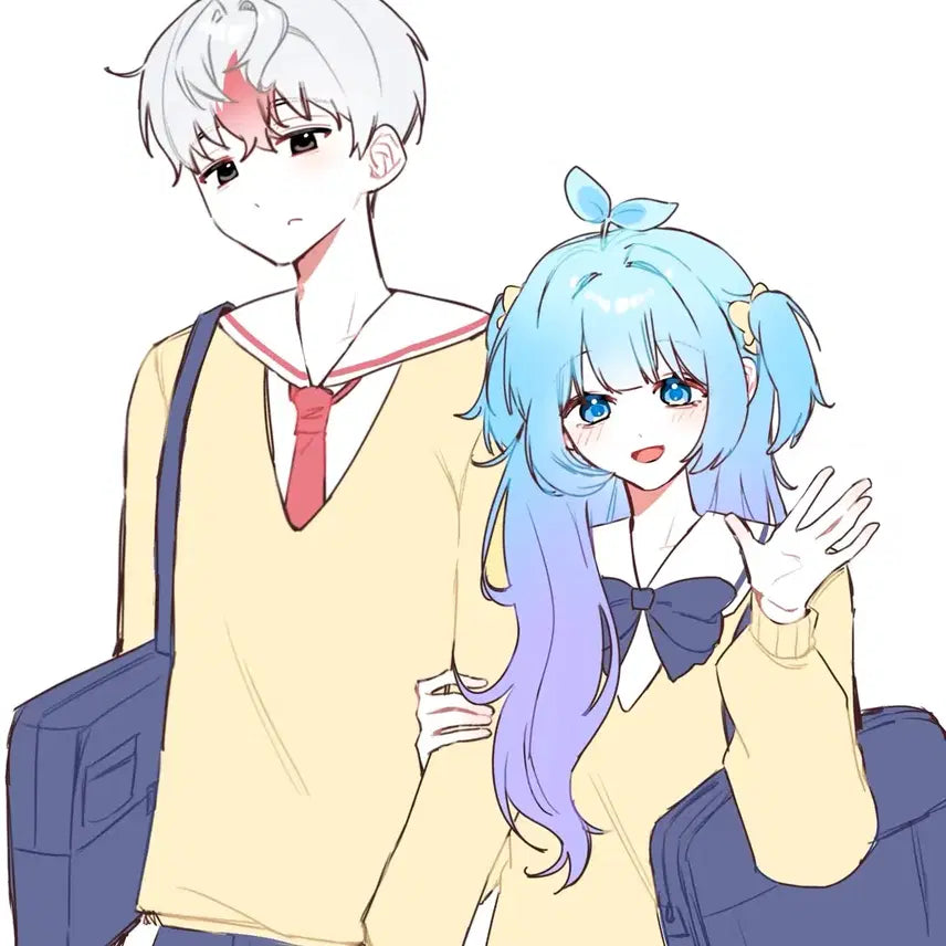 [BUNJANG] 2-Person Character Doodle Commission / 2인 페어 낙서 커미션