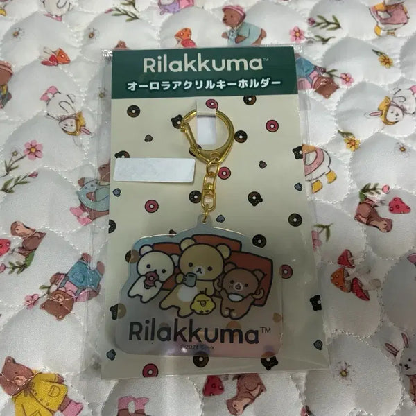 [BUNJANG] Rilakkuma Aurora Acrylic Keychain / 리락쿠마 오로라 아크릴 키홀더