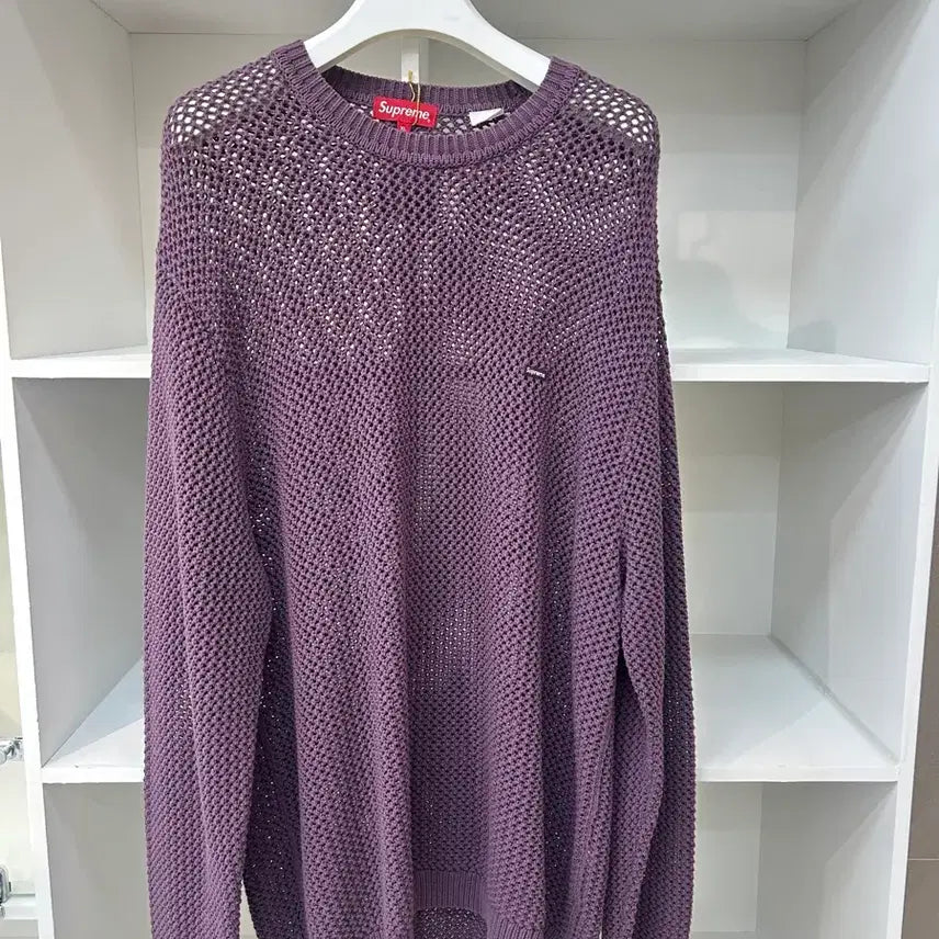 [BUNJANG] Supreme Knit Purple / 슈프림 니트 퍼플