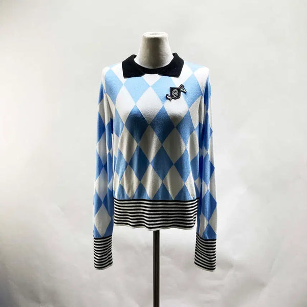 [BUNJANG] Castelbajac 2022 Women's Golf Knit Size 95 / 까스텔바작 2022 여성골프니트 95 진스센스