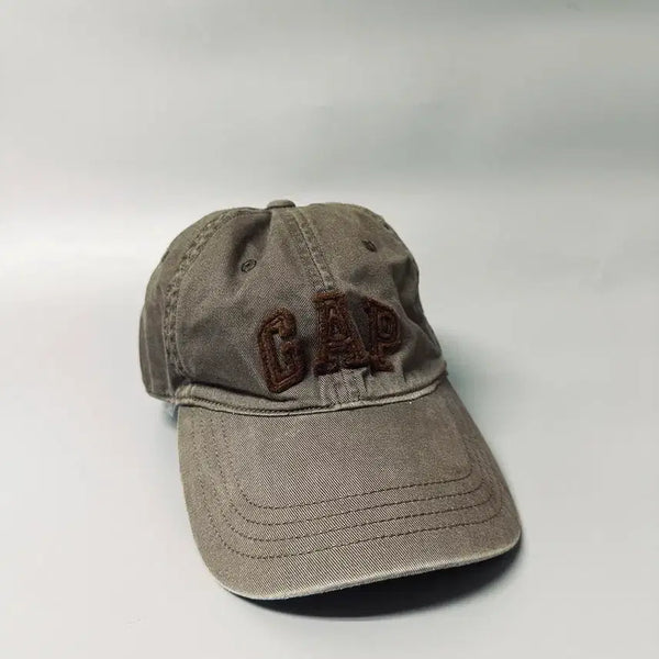 [BUNJANG] GAP Brown Vintage Distressed Logo Ball Cap / 갭 GAP 브라운 빈티지 데미지 로고 볼캡 야구모자
