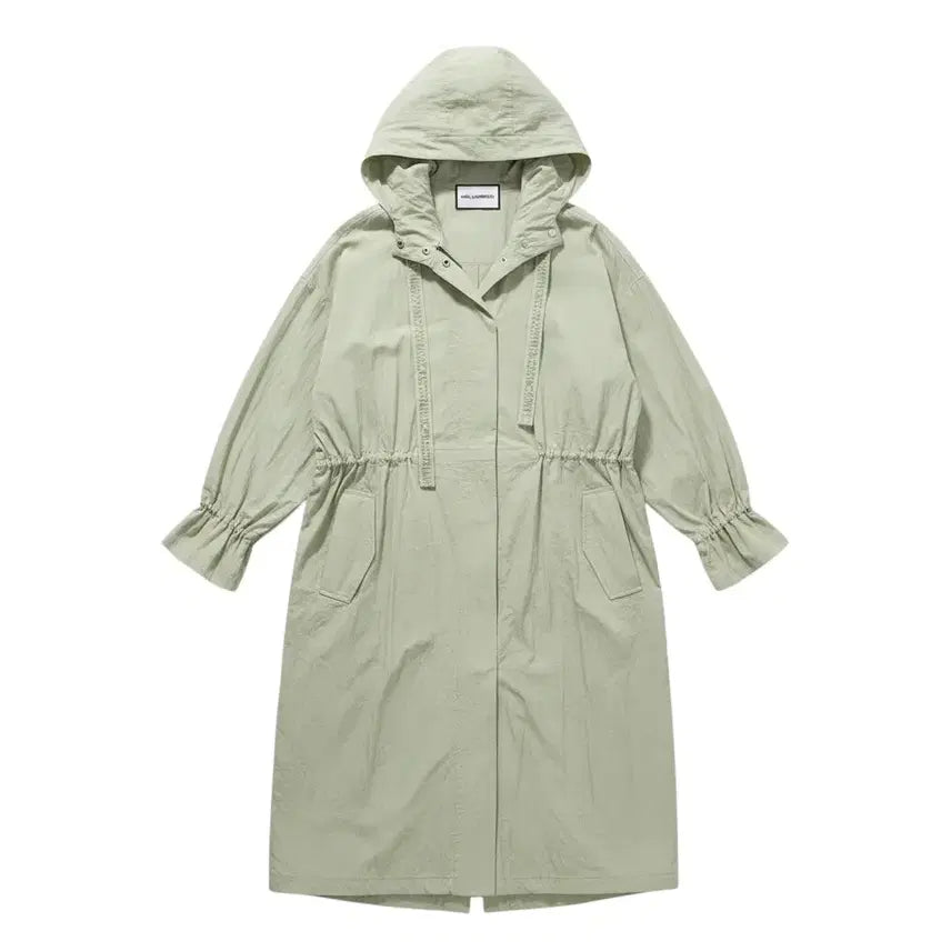 [BUNJANG] Karl Lagerfeld Mint Nylon Hooded Dress / 여성88/ 칼라거펠드 민트 나일론 후드원피스