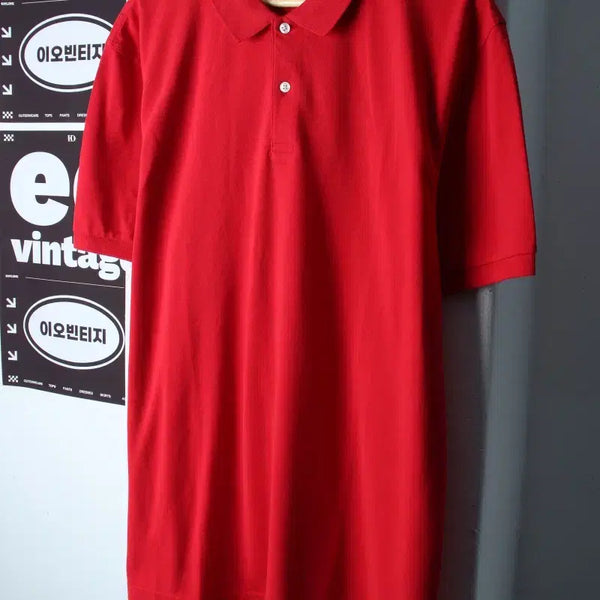 [BUNJANG] Giordano Short Sleeve Collar T-shirt 2XL (XL) / (2XL) 지오다노 반팔 카라 티셔츠 새상품 빅사이즈 무지-H36499