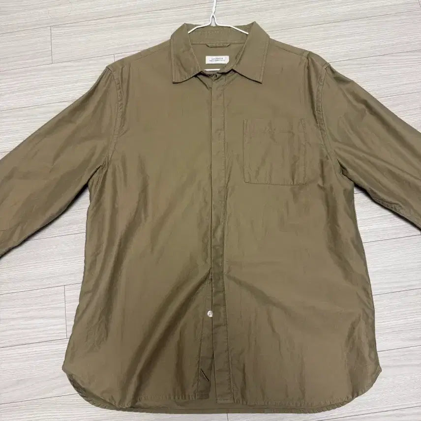 [BUNJANG] Saturdays NYC Cotton Long Sleeve Shirt - Tan/Beige (Size 100) / 세러데이 뉴욕 시티 saturdays newyork city 셔츠 100