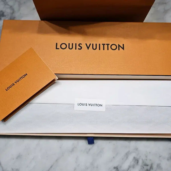 [BUNJANG] Louis Vuitton Monogram Classic Tie Navy / 정품 루이비통 넥타이 다크 네이비 모노그램 새상품