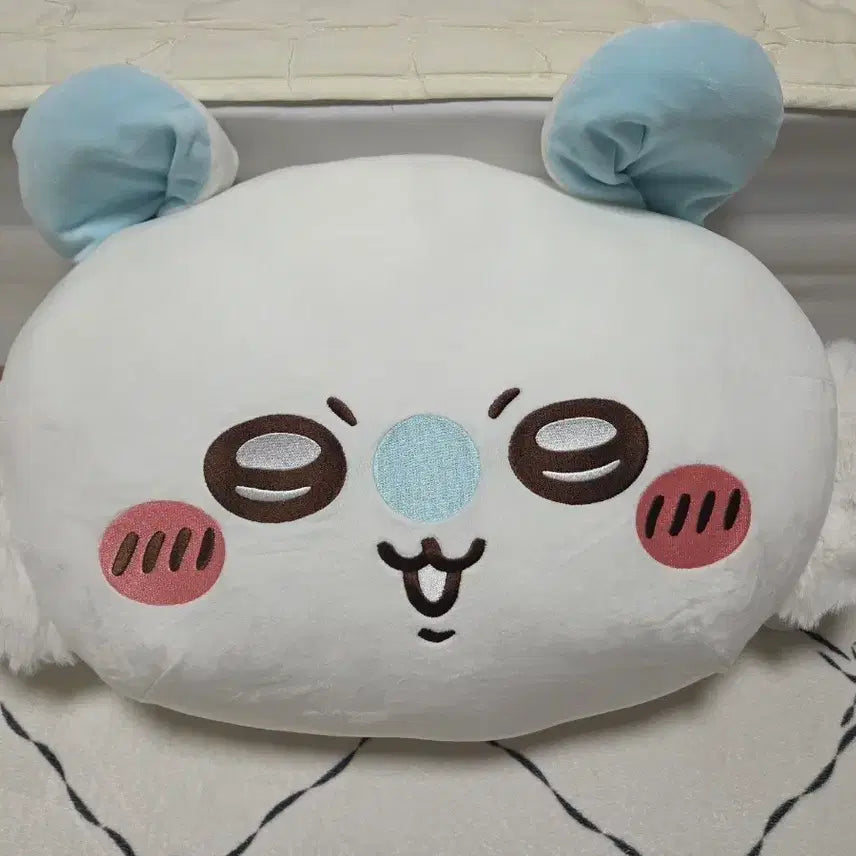 [BUNJANG] Chiikawa Momonga Soft Face Big Cushion / 먼작귀 치이카와 모몽가 쫀득 페이스 빅쿠션