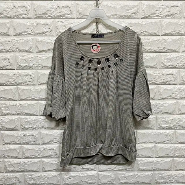 [BUNJANG] Short Sleeve Blouse / 3363) 반팔 블라우스
