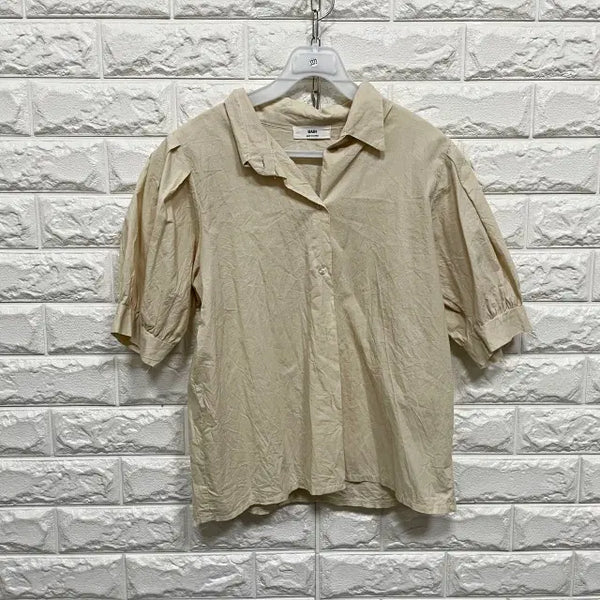 [BUNJANG] Short Sleeve Shirt Blouse / 3373) 반팔 셔츠 블라우스
