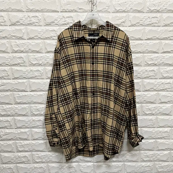 [BUNJANG] Men's Check Shirt / 3393) 남성 체크 셔츠