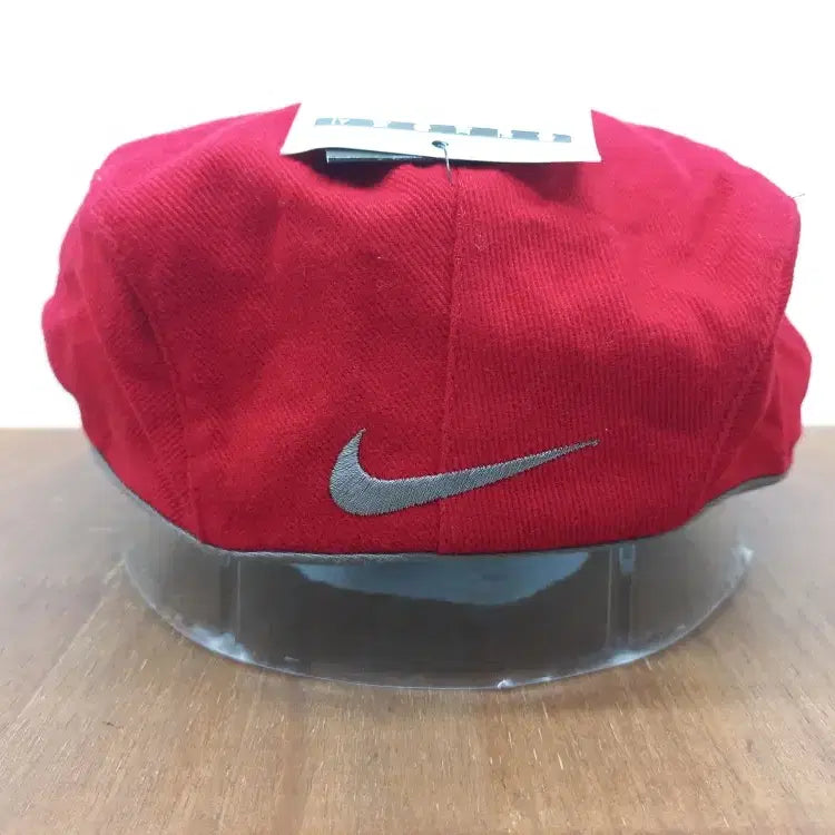 [BUNJANG] Nike 90s Old Skool Swoosh Hunting Cap / [새상품 데드스탁] 90s 나이키 올드스쿨 스우시 헌팅캡 뉴스보이 베레모 모자 레드