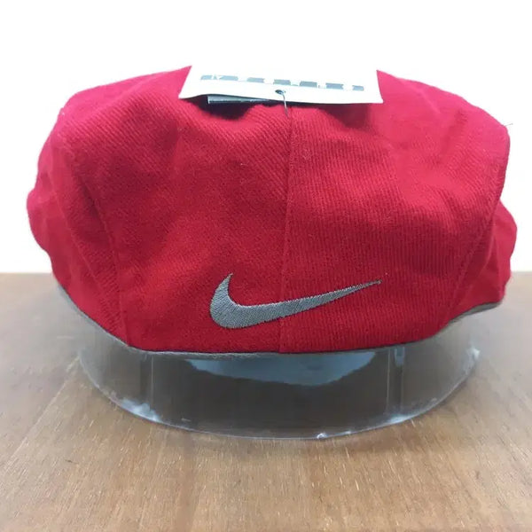 [BUNJANG] Nike 90s Old Skool Swoosh Hunting Cap / [새상품 데드스탁] 90s 나이키 올드스쿨 스우시 헌팅캡 뉴스보이 베레모 모자 레드