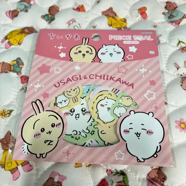 [BUNJANG] Usagi & Chikawa Sticker Set (18 pcs) / 먼작귀 스티커