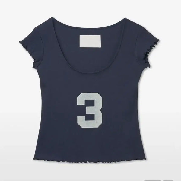 [BUNJANG] SEO 3 Scoopneck T-Shirt / 에스이오 3 스쿱넥 티셔츠