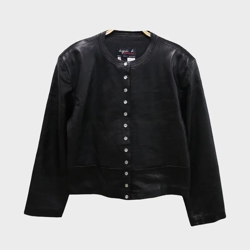 [BUNJANG] AGNES B. Special Lamb Leather Jacket / AGNES B SPECIAL LAMB LEATHER 74025
