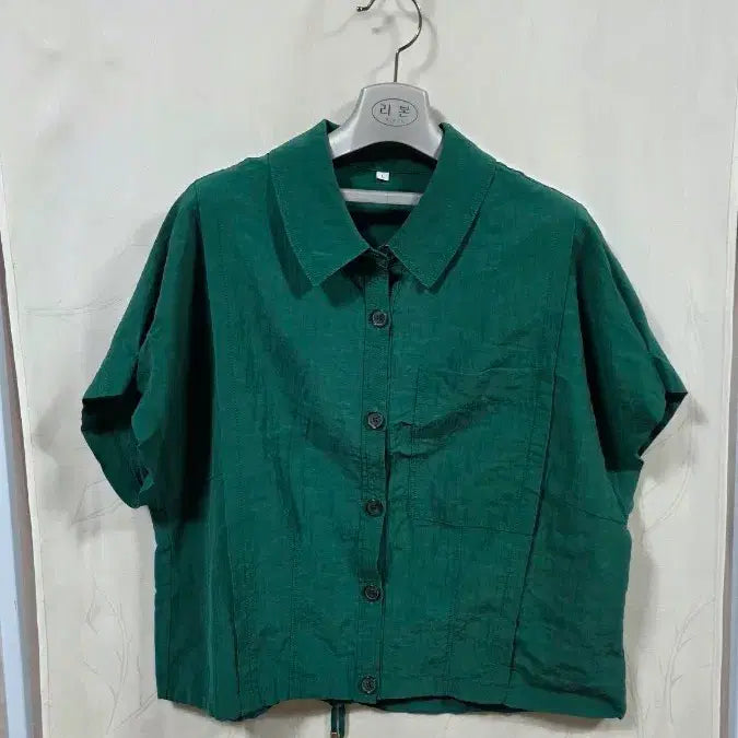 [BUNJANG] Linen Blend Jacket Style Blouse (L) / 예쁜여성린넨.레이온혼방자켓형블라우스(L)