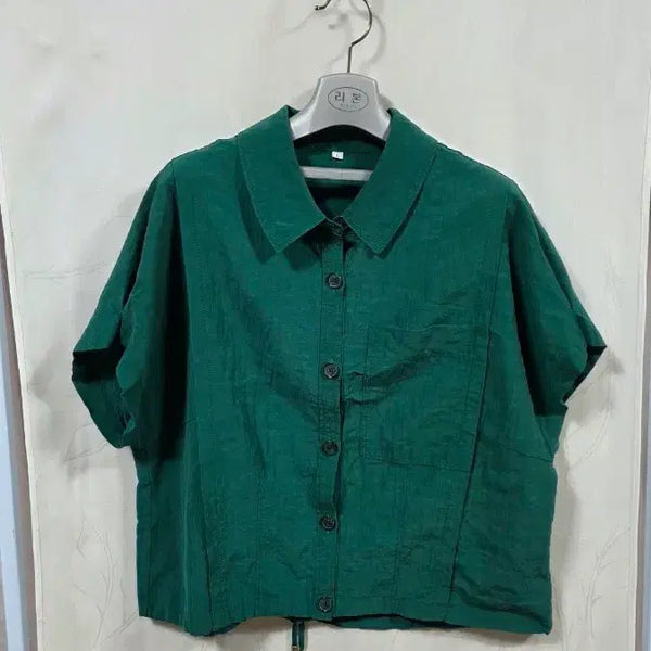 [BUNJANG] Linen Blend Jacket Style Blouse (L) / 예쁜여성린넨.레이온혼방자켓형블라우스(L)