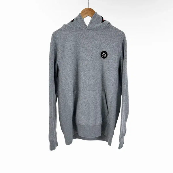 [BUNJANG] Bape Shark Tiger WGM Pullover Hoodie Grey XL / [XL] 베이프 샤크 타이거 WGM 풀오버 오버핏 후드 티셔츠 그레이