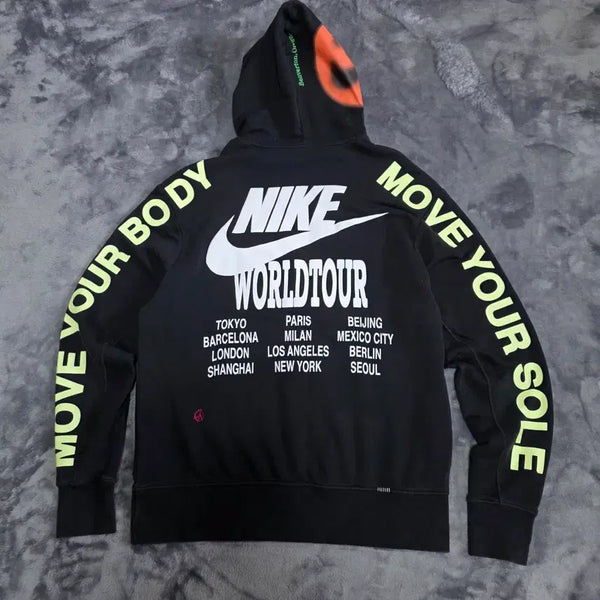 [BUNJANG] Nike World Tour Hoodie / (M)나이키 월드투어 후드티