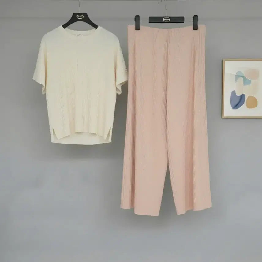 [BUNJANG] Zara Women's Wide Leg Pants Size L / 77 새상품 자라 여성 밴딩 바지 스판 통바지 와이드 팬츠 여자 새제품