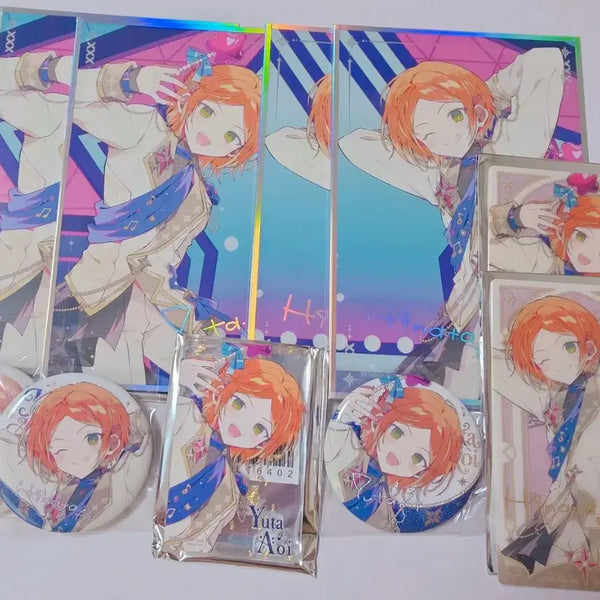 [BUNJANG] Ensemble Stars! Ensemble Stars! MoFun Popup Bundle Set Acrylic Hinata Yuta Can Badge Shikishi / (일괄) 앙스타 앙상블스타즈 모펀 팝업 16만원 특전 아크릴 히나타 유우타 캔뱃지 색지