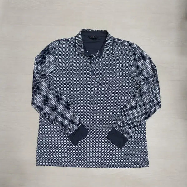 [BUNJANG] Indian Men's Long-Sleeve Functional Polo Shirt / 인디안 남성105 긴팔 기능성