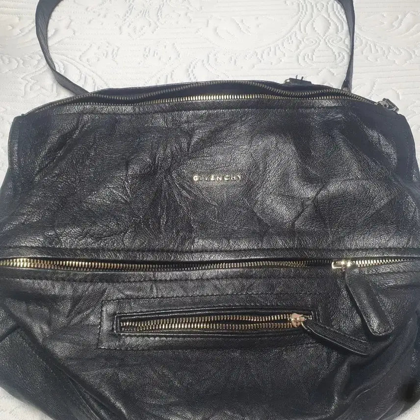 [BUNJANG] Givenchy Black Leather Shoulder Bag / 지방시 가죽 숄더백 블랙