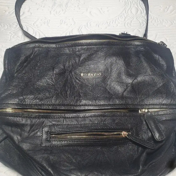 [BUNJANG] Givenchy Black Leather Shoulder Bag / 지방시 가죽 숄더백 블랙
